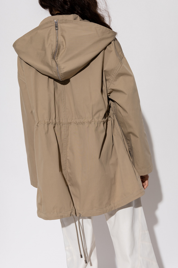 アウターその他 LOEWE Parka Anagram Beige SchaferandweinerShops KR - wide-leg loewe shearling lined